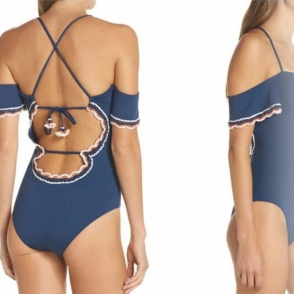 NWOT RARE Becca Medina one piece - Picture 3 of 5